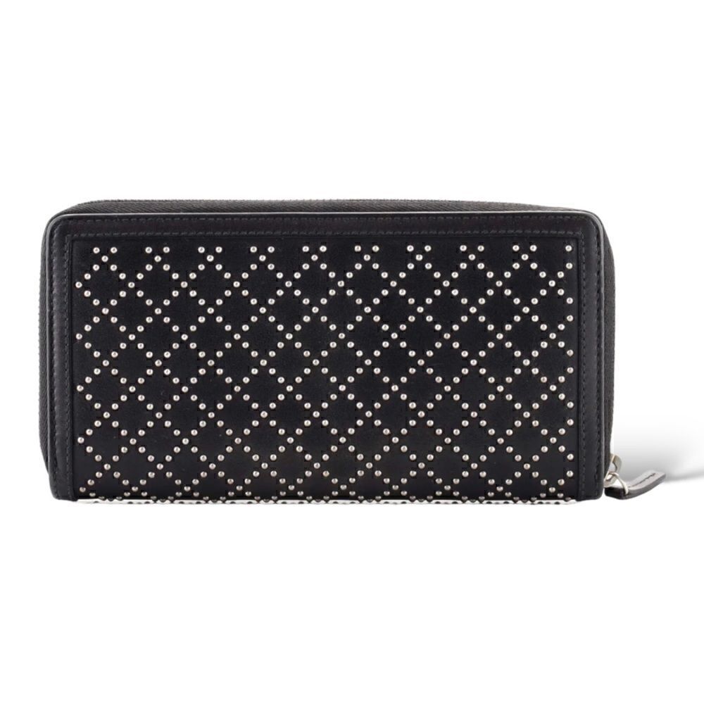Gucci Interlocking G Zip Around Wallet Diamante Studded Leather Long - Picture 6 of 8